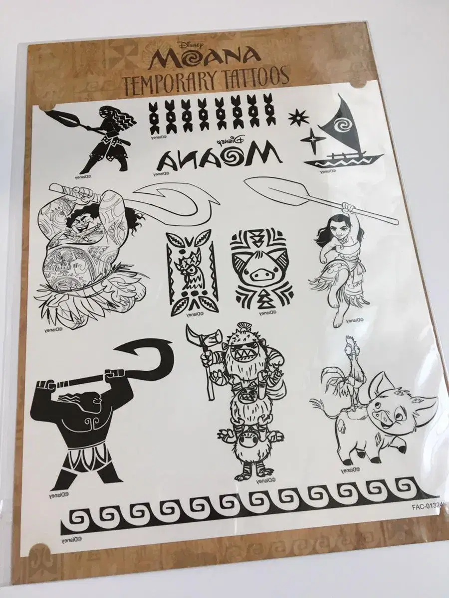 Disney Moana Tattoo Sticker