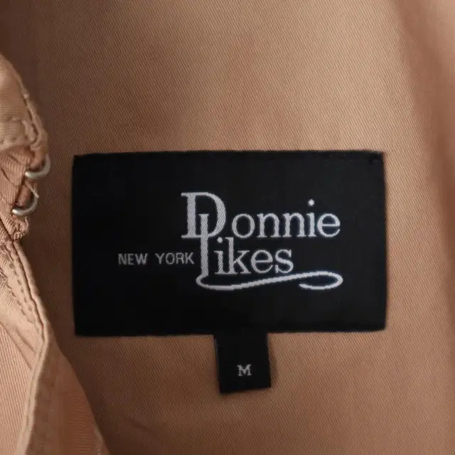 66/DONNIE LIKES 코튼 더블 트렌치코트