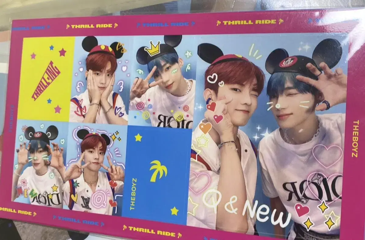 The Boyz official purikura photocard