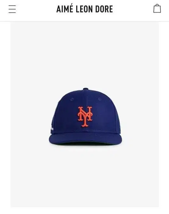 에임레온도르x뉴에라 모자  ALD X NEW Era mets hat