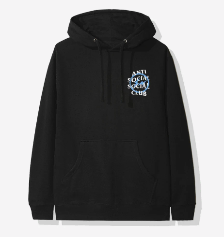 [L] First Edition Antisocial Club X Fragment Hoodie Bloo