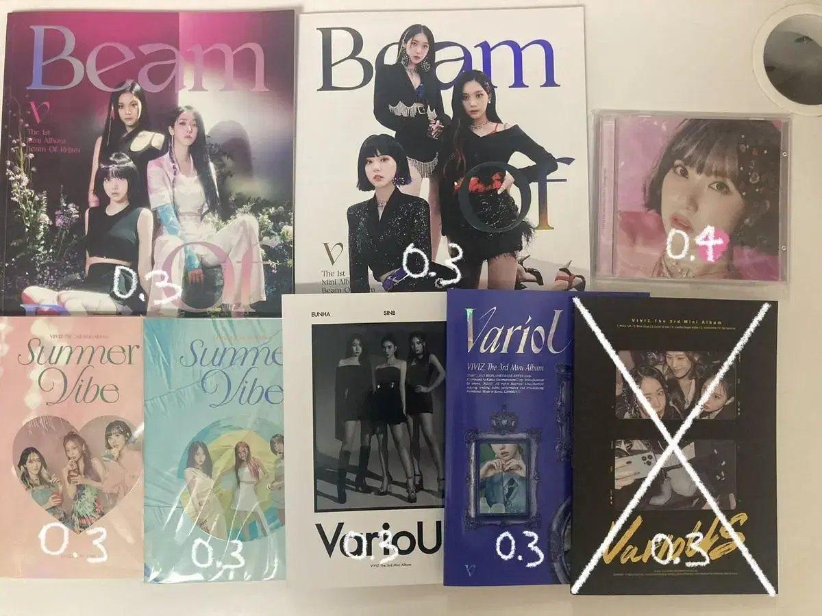 gfriend viviz bobbob love-aid pull-ups album unsealed album jewel