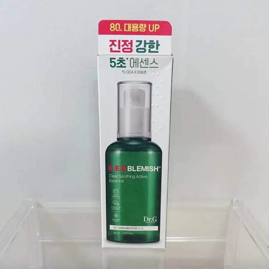 (새상품)대용량 닥터지 레드 블레미쉬 클리어 수딩 엑티브 에센스 80ml