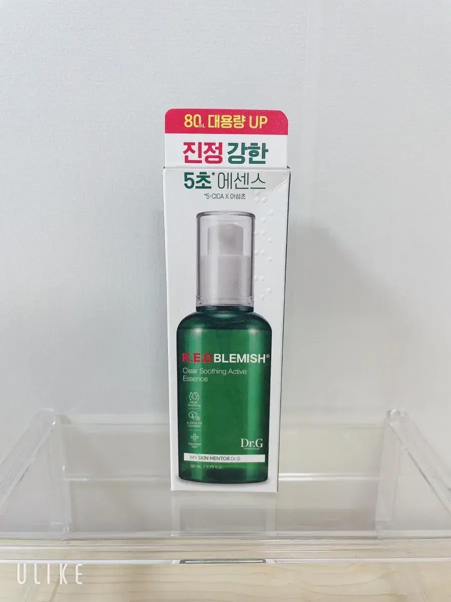 (새상품)대용량 닥터지 레드 블레미쉬 클리어 수딩 엑티브 에센스 80ml