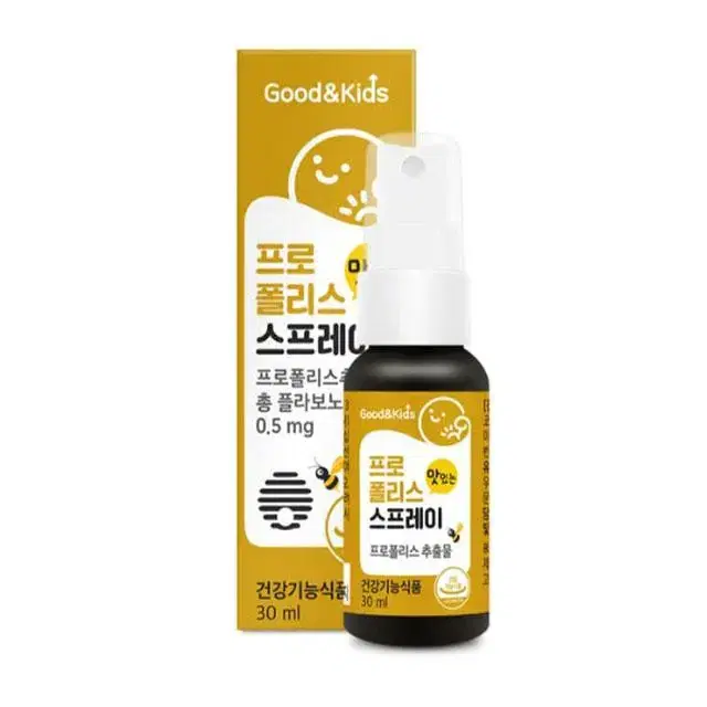 구강 내 항균 굿앤키즈 프로폴리스 맛있는 스프레이 30ml