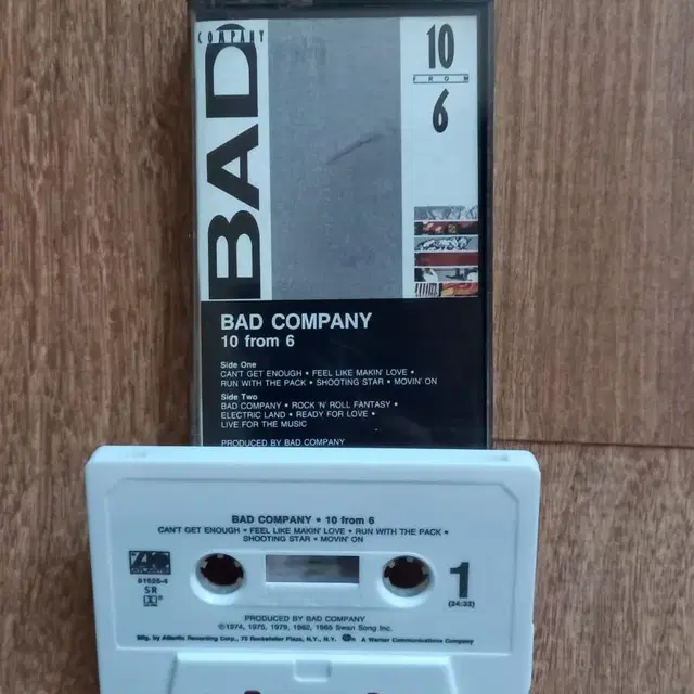 bad company 수입 카세트테이프