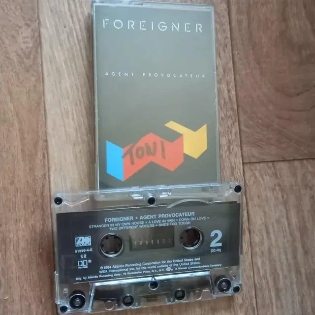 foreigner 수입 카세트테이프