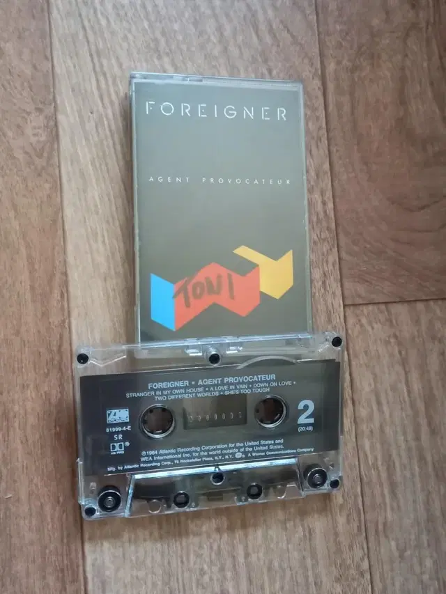 foreigner 수입 카세트테이프