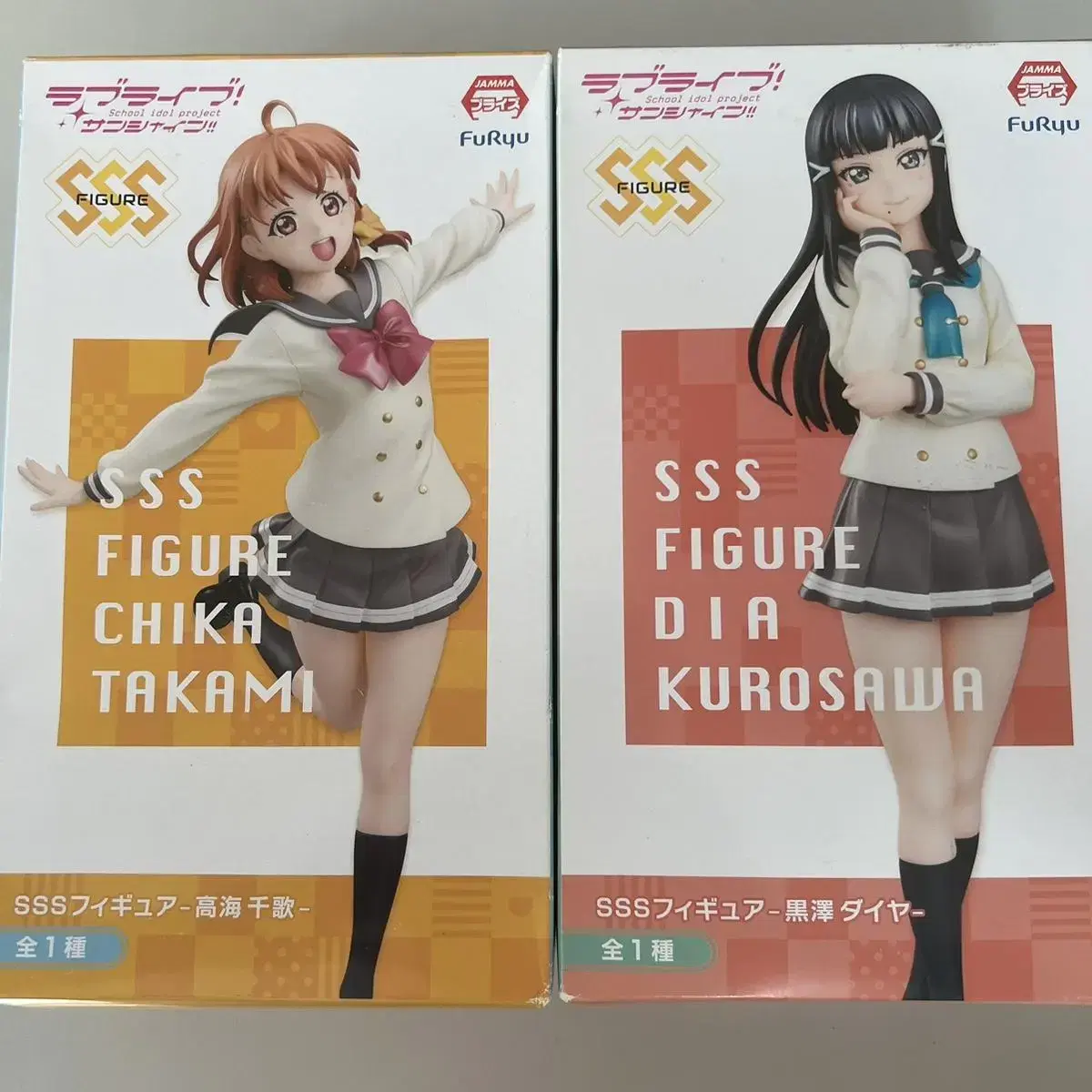 Love Live Sunshine Furyu SSS Figures Takami Chika Kurosawa dia Figures