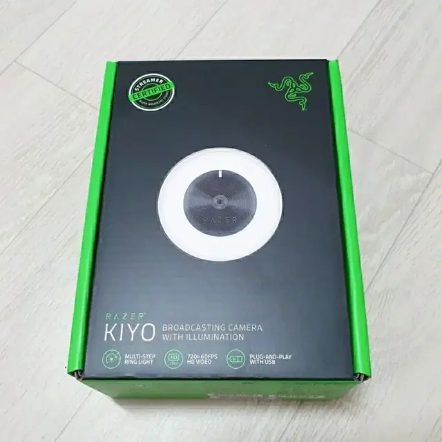 [안전거래] 레이저 키요 Razer KIYO 웹캠 국내정품 미개봉