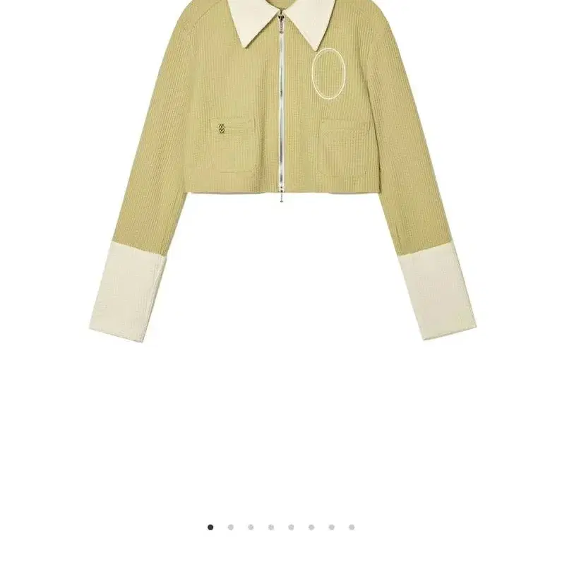 Marina zip-up jacket lime