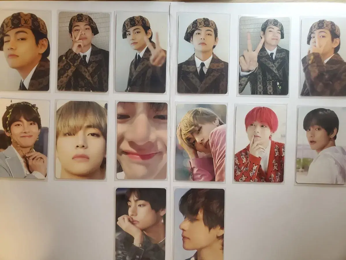 bangtan diicon101 taehyung photocard