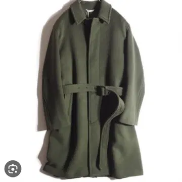 Auralee beaver melton hot sale soutien collar coat