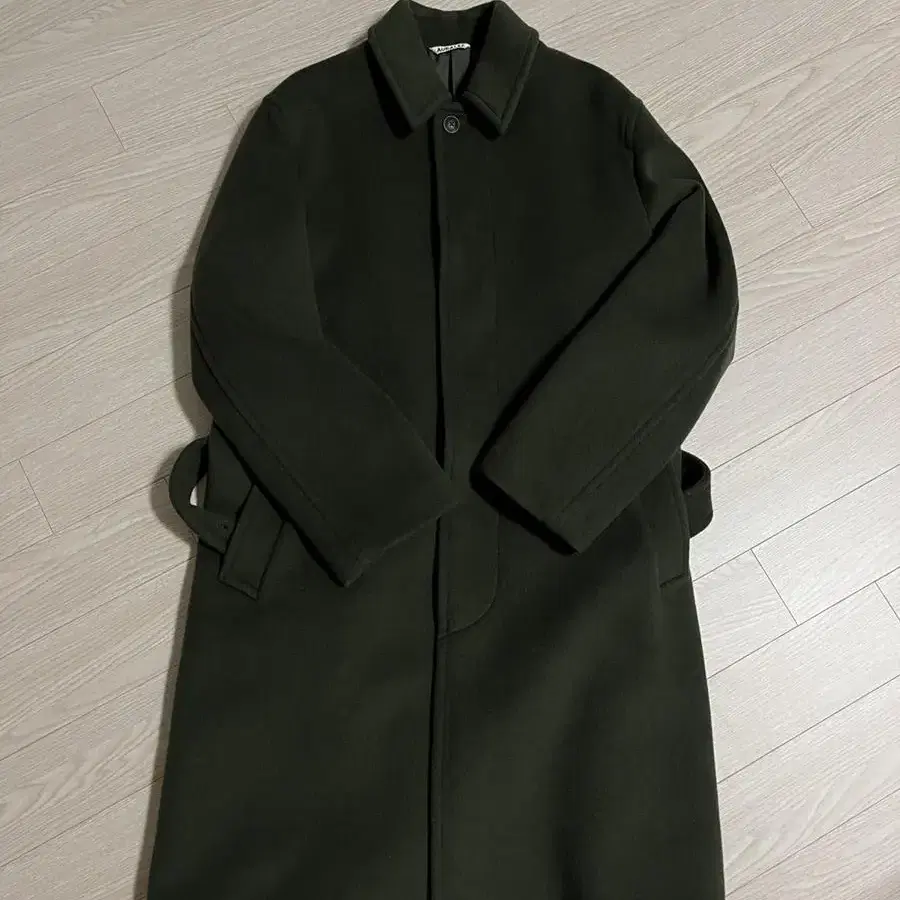 오라리 코트 (MELTON SOUTIEN COLLAR COAT)