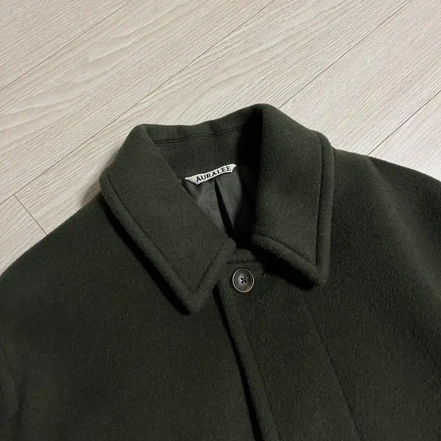 오라리 코트 (MELTON SOUTIEN COLLAR COAT)