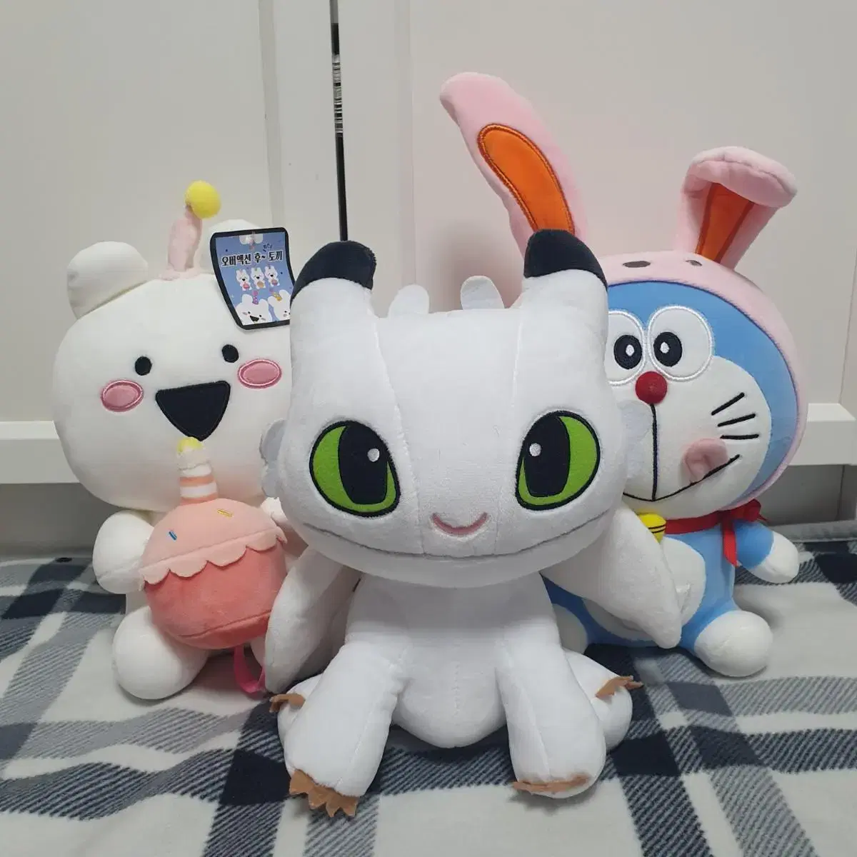 Overacting Bunny doll / Doraemon doll / Baby Dragon Doll