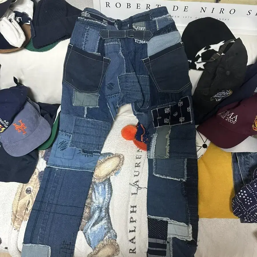 준야와타나베 ss15 패치워크 데님 patchwork denim