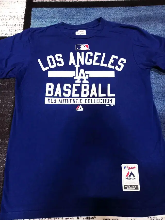 마제스틱 MLB LA DODGERS BLUE T SHIRTS