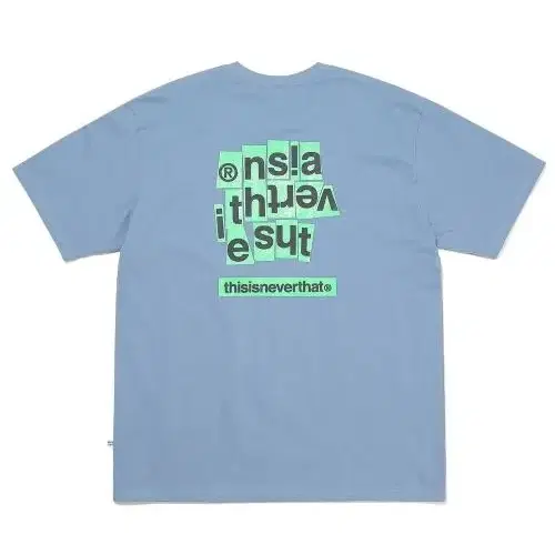 디스이즈네버댓 반팔 CNP-Logo Tee Light BlueGrey