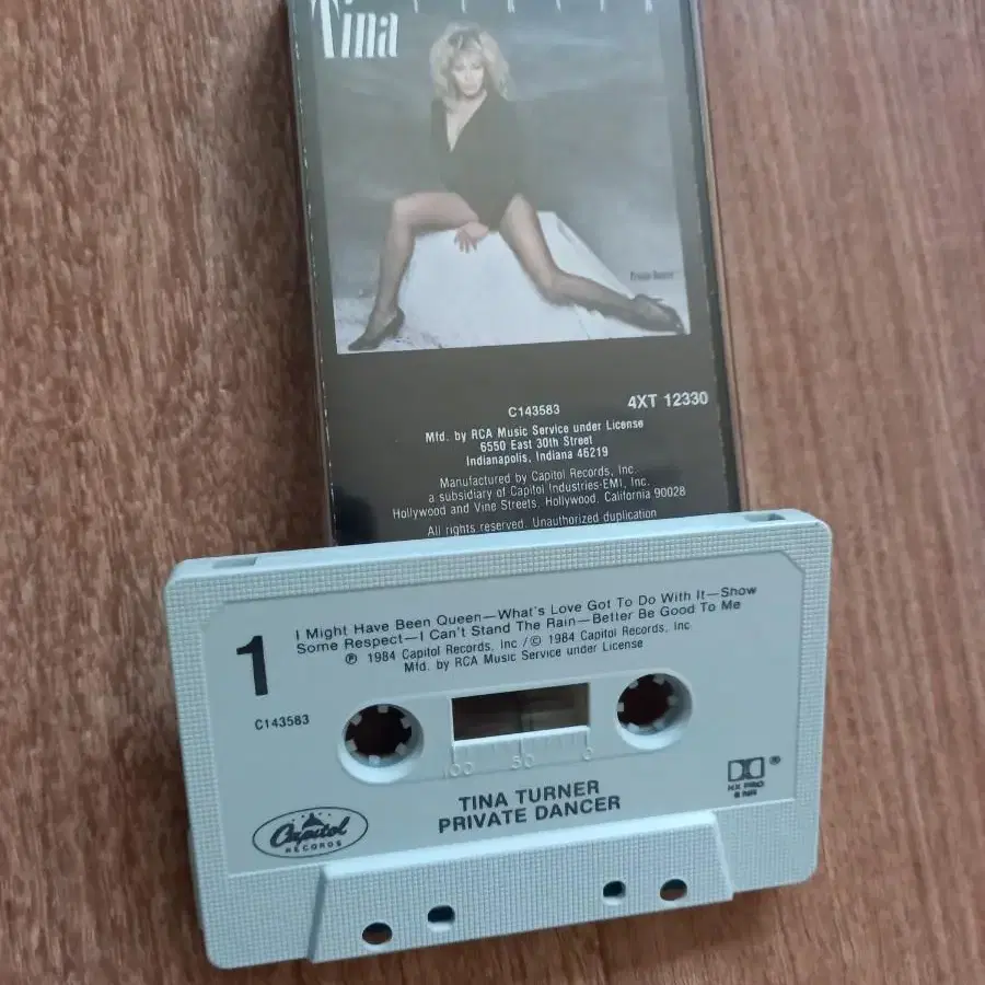 Tina turner 수입 카세트테이프