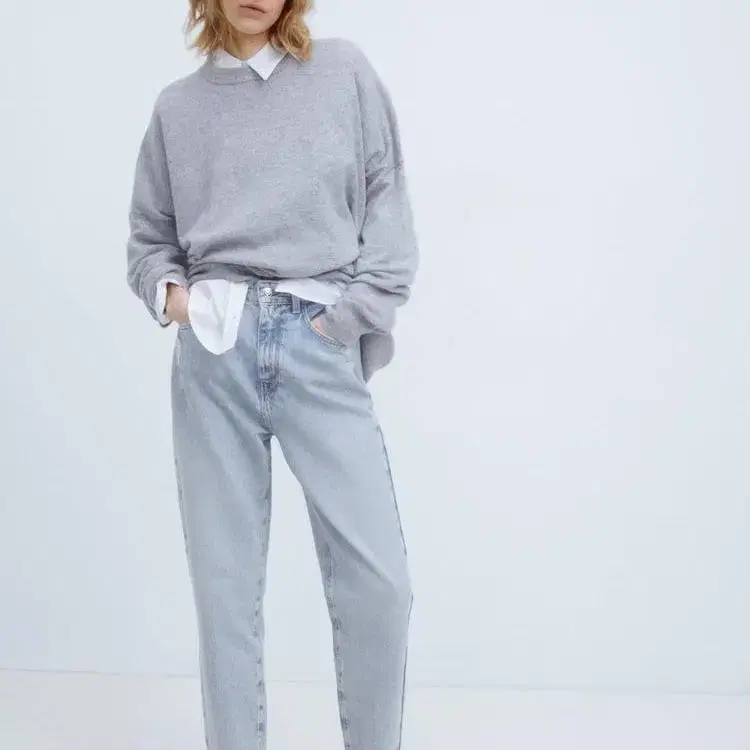 zara 자라 JEANS Z1975 MOM 하이웨이스트 데님 팬츠