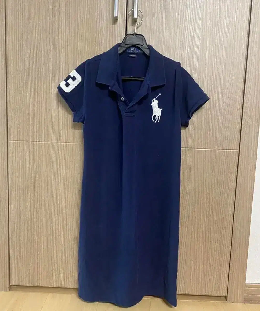 W(m) POLO 폴로 랄프로렌 카라 티셔츠 올드스쿨 네이비 원피스