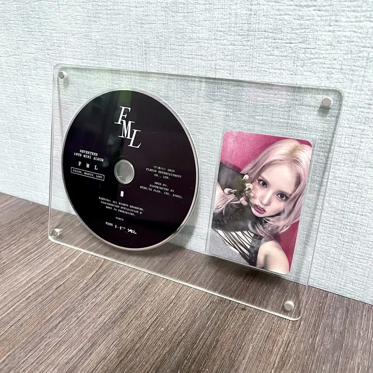 포토카드 포카 씨디 CD 아크릴 전시 세븐틴 몬스타엑스 엔시티 에스파