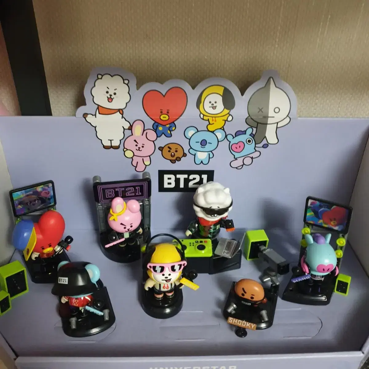 방탄소년단 bt21 블라인드 피규어