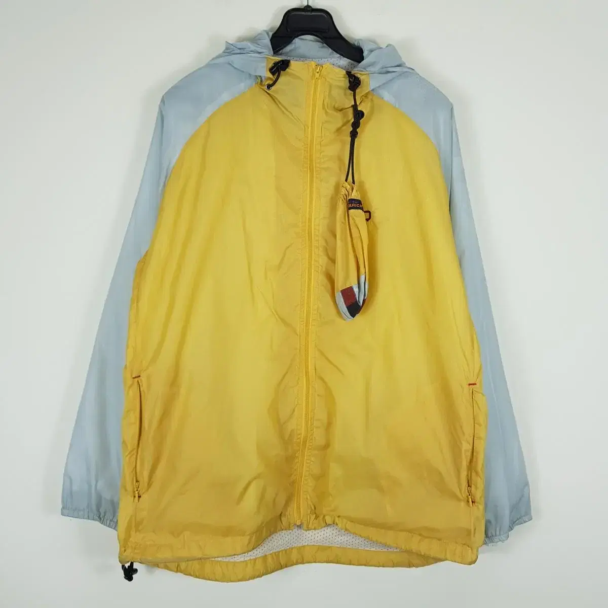 L Woolrich Yellow Windbreaker