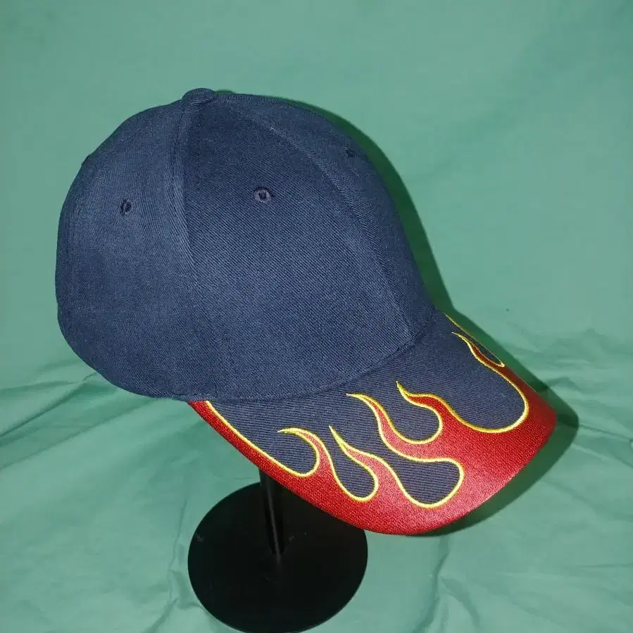 불꽃 자수 모자 flame ballcap