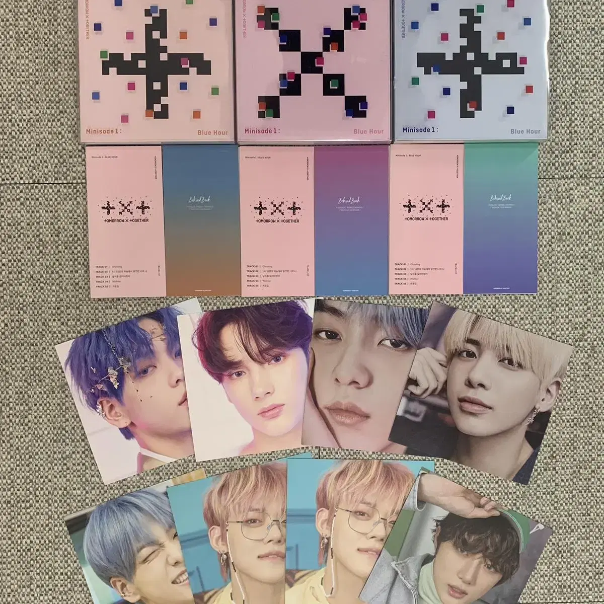 TXT Minisword bloo Hour album full set 553 DeVol WTS