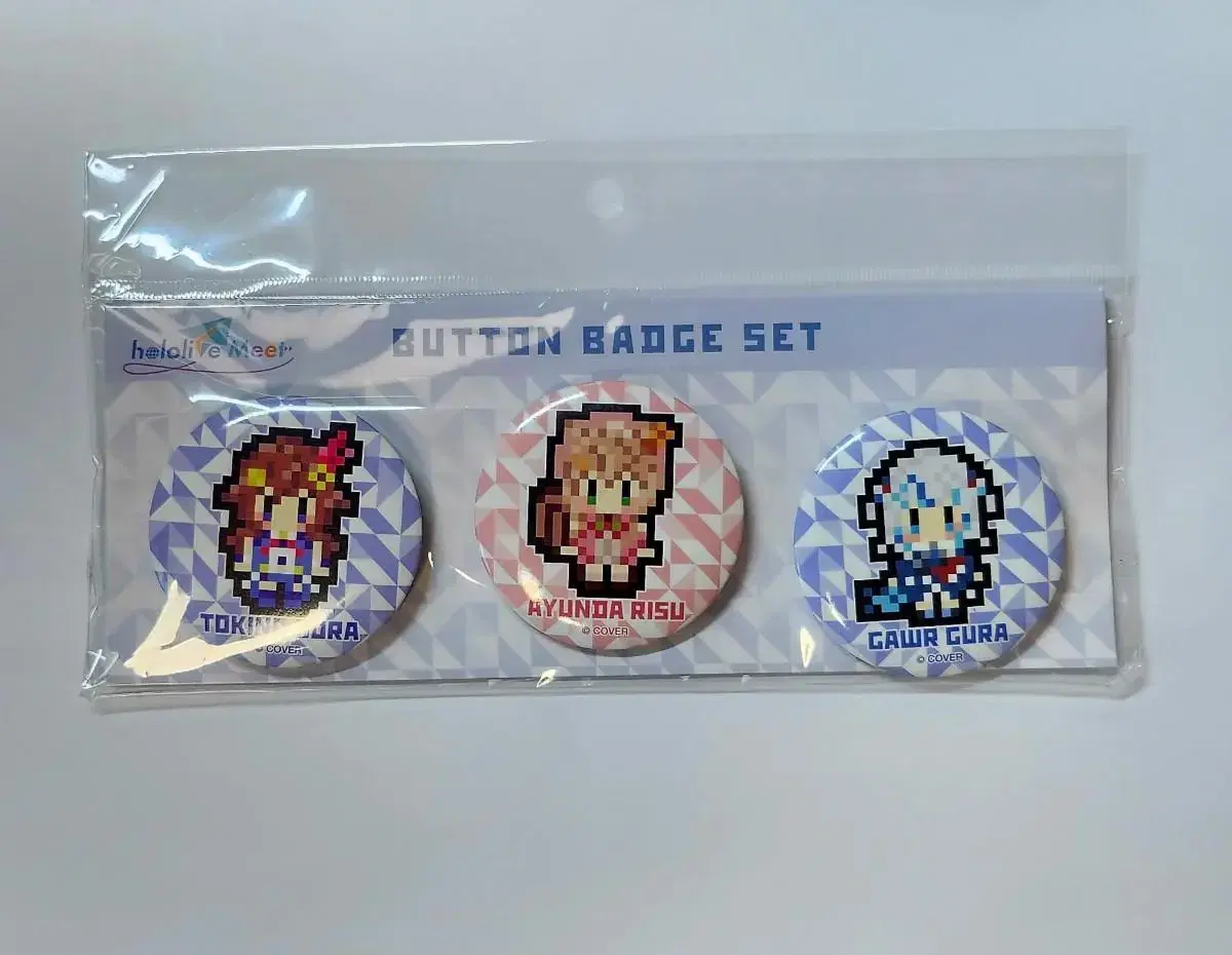 HoloLive Dots Canvas Badge Set