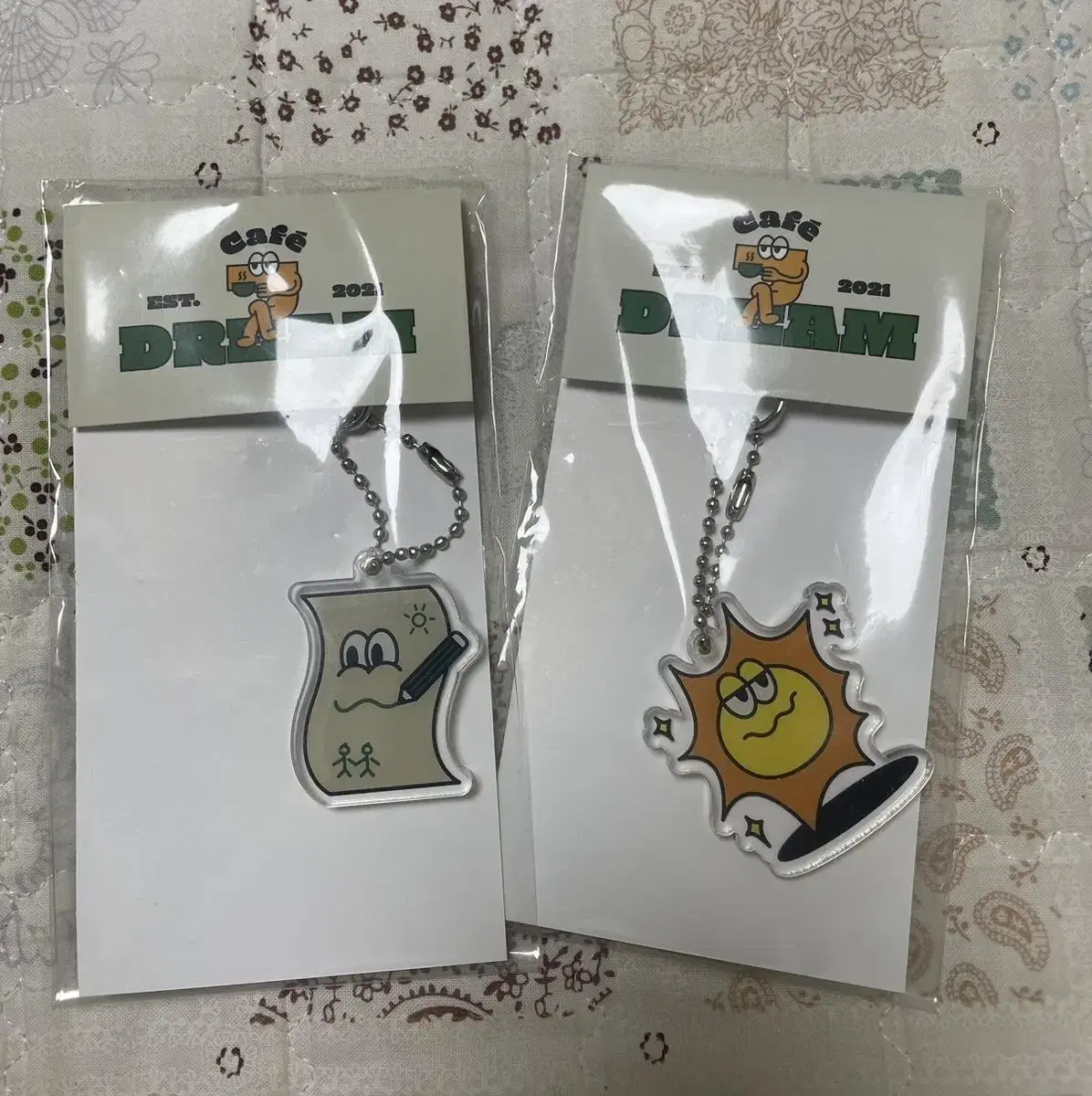 NCT Dream Cafe keyring Unsealed (Renjun, Haechan)