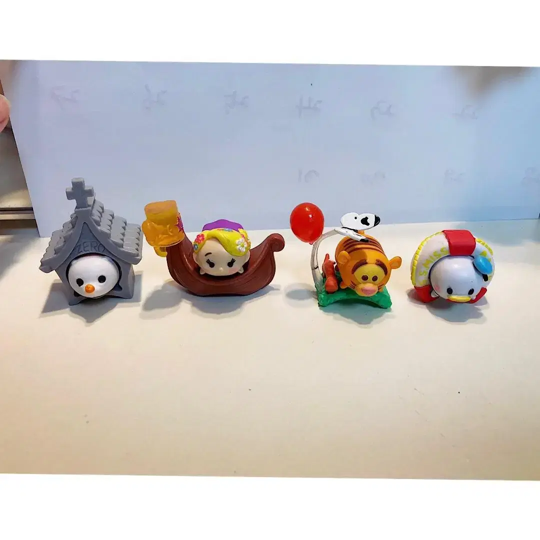 디즈니 썸썸 쯔무쯔무 tsumtsum 피규어 4종