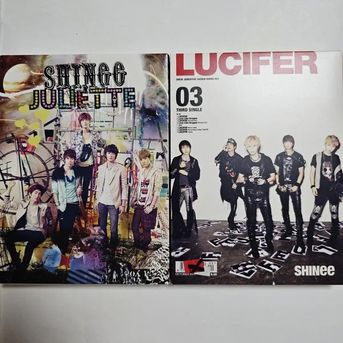 Shinee Japan album Juliet Lucifer limited edition DVD