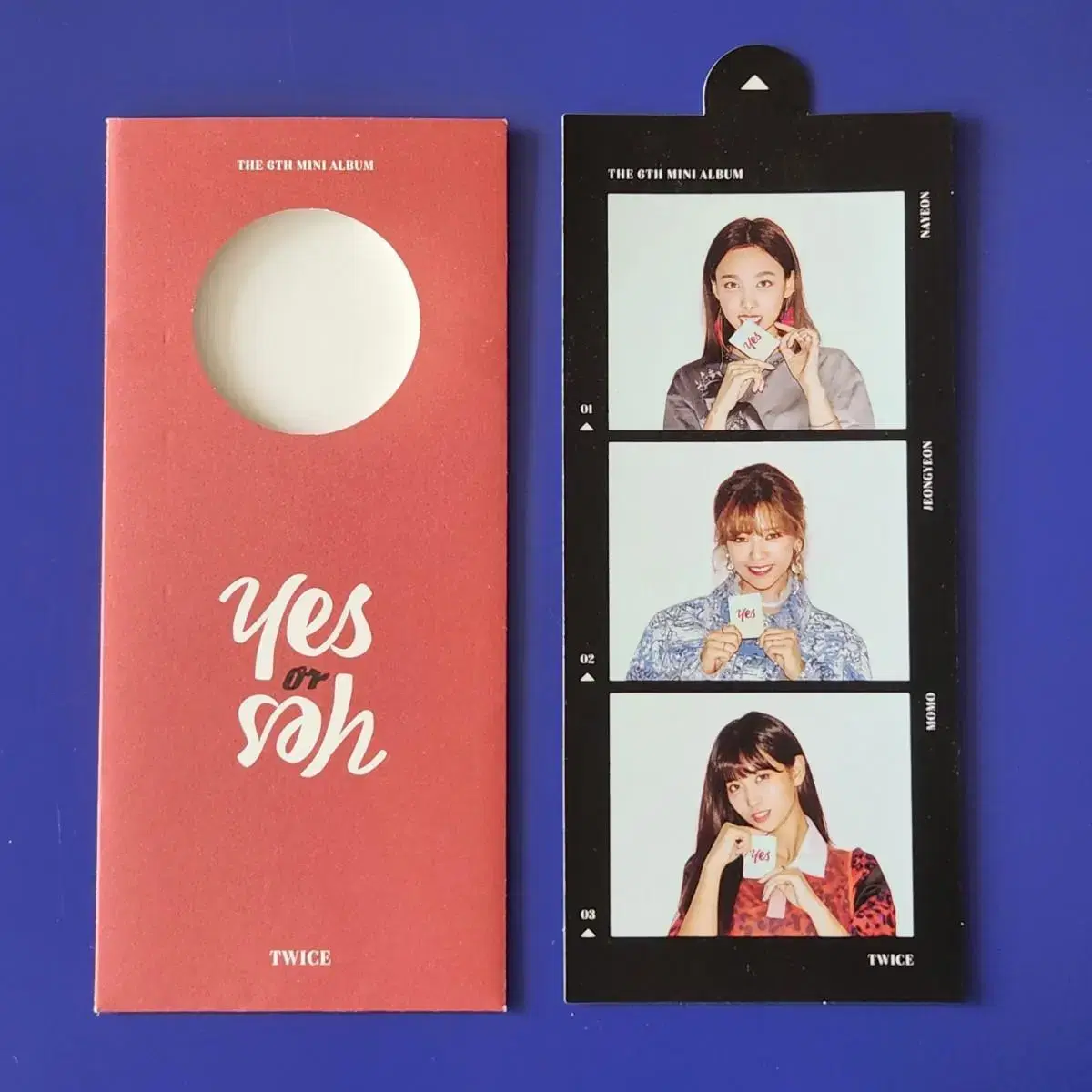 Twice photocard sticker lyrics lenticular kards