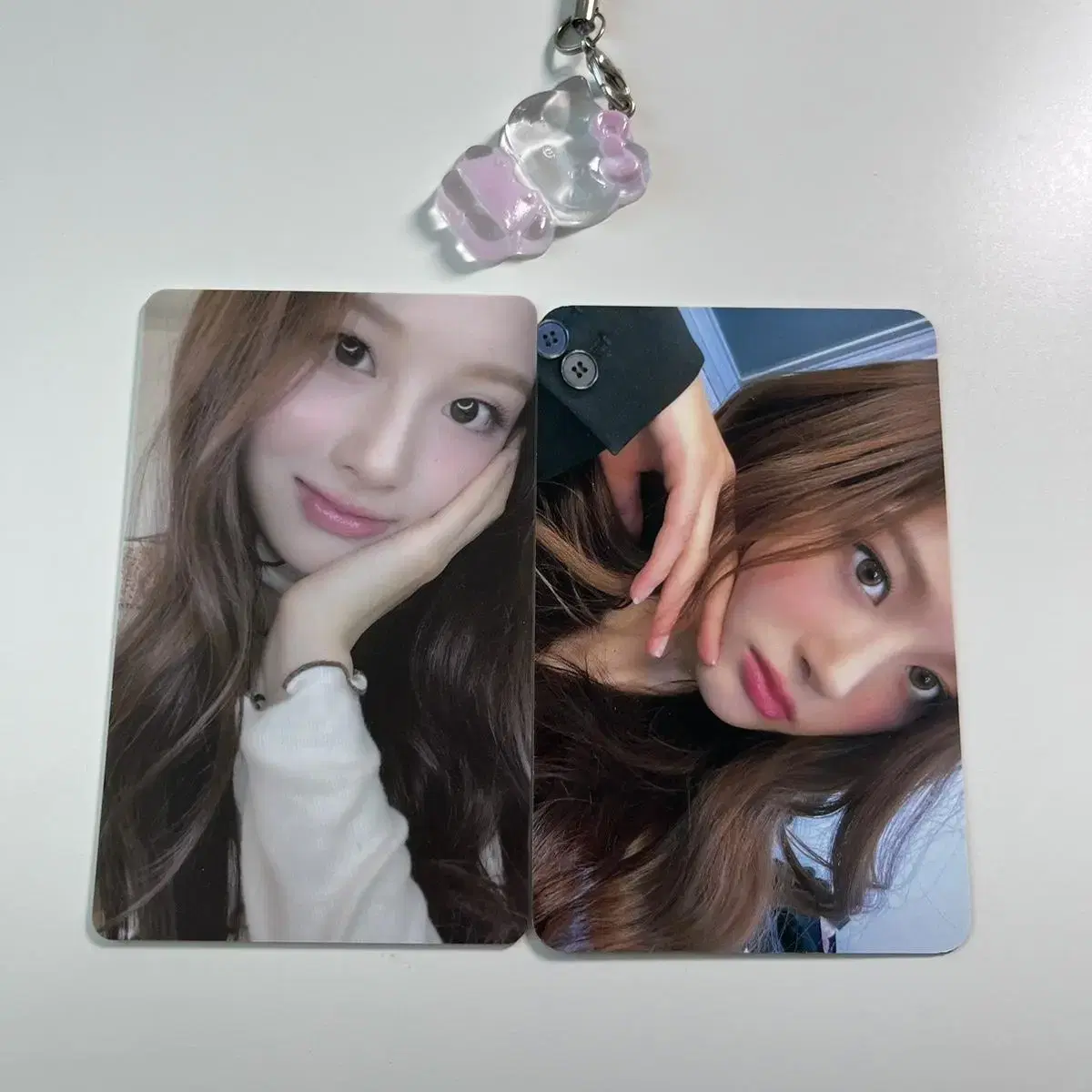 NMIXX sullyoon photocard ld Hello Kitty Resin keyring Straps