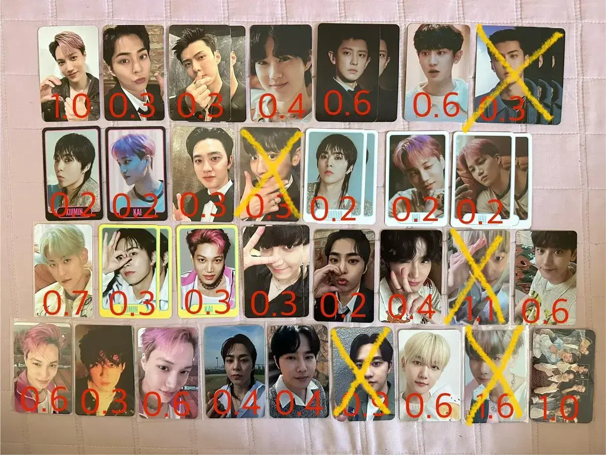 Exo Creamsoda pop up album tc photocard WTS