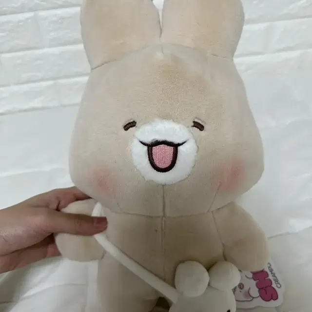 가방 든 슈야토끼 인형 33cm