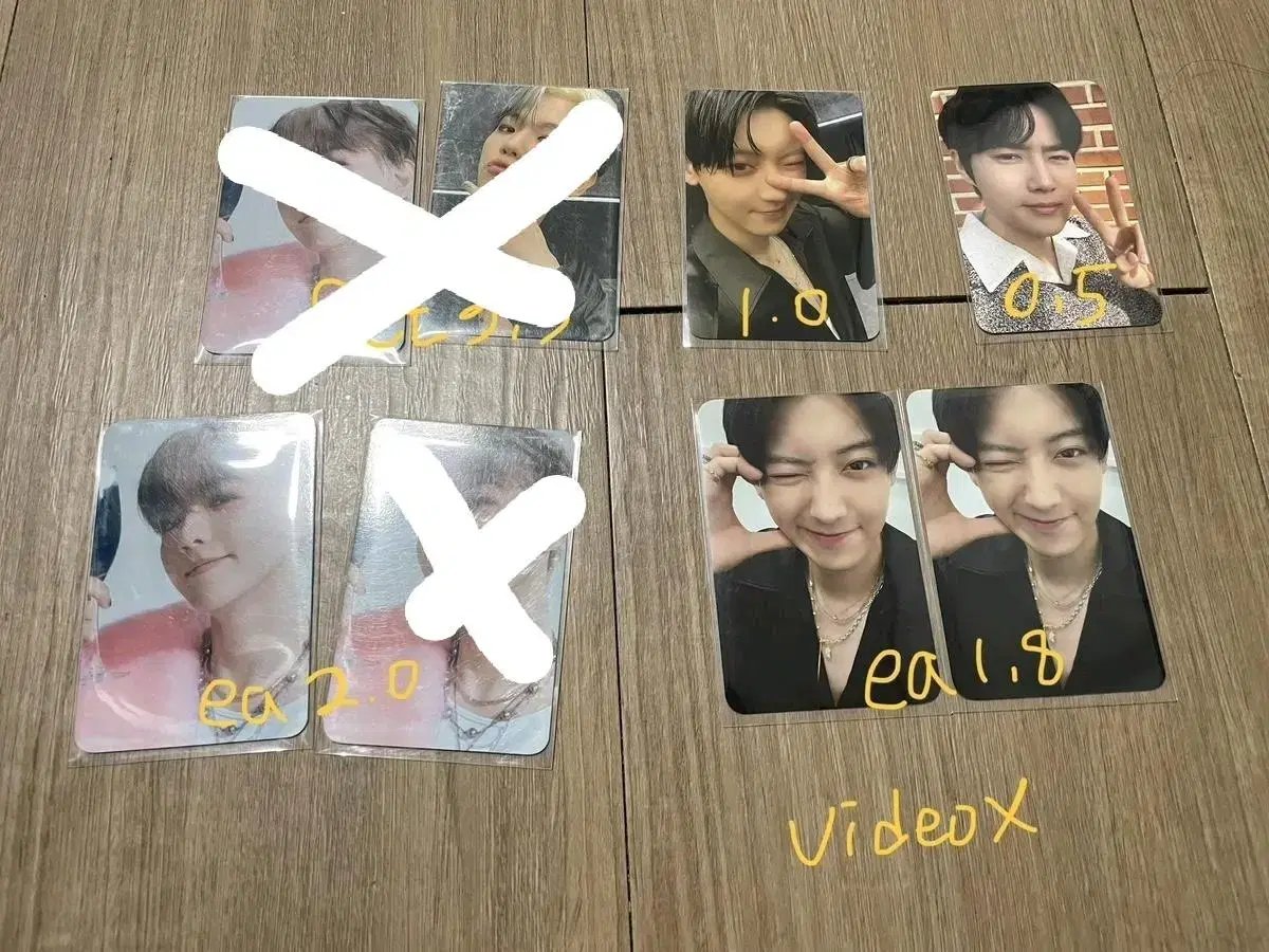 exo creamsoda pop up event photocard wts exist 100,000 won 2nd baekhyun kai