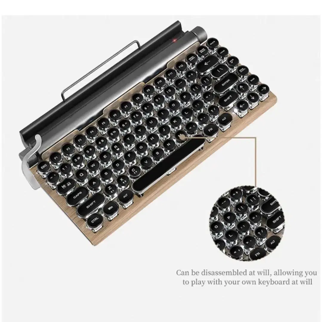 레트로 블루투스 키보드 .Retro Bluetooth keyboard