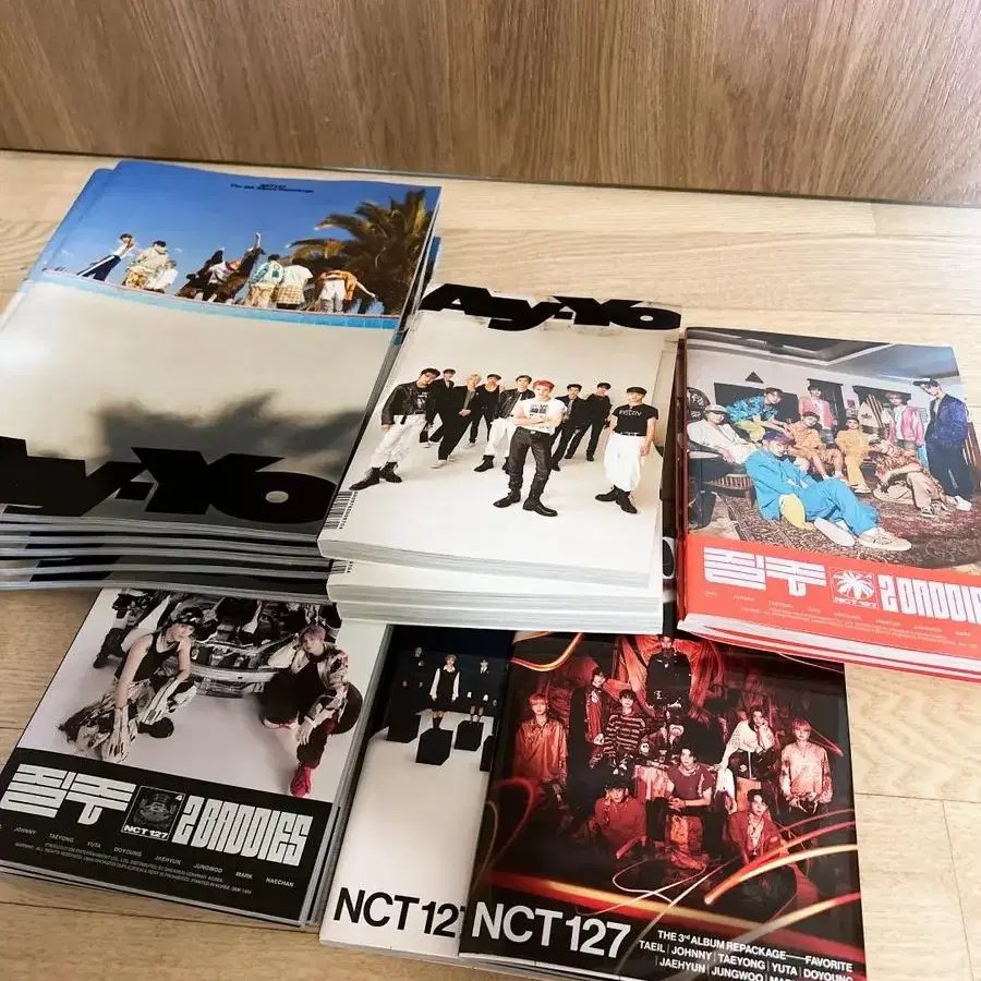 nct127 개봉 앨범들 양도