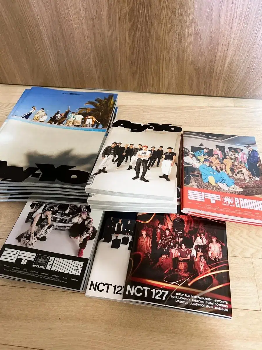 nct127 개봉 앨범들 양도