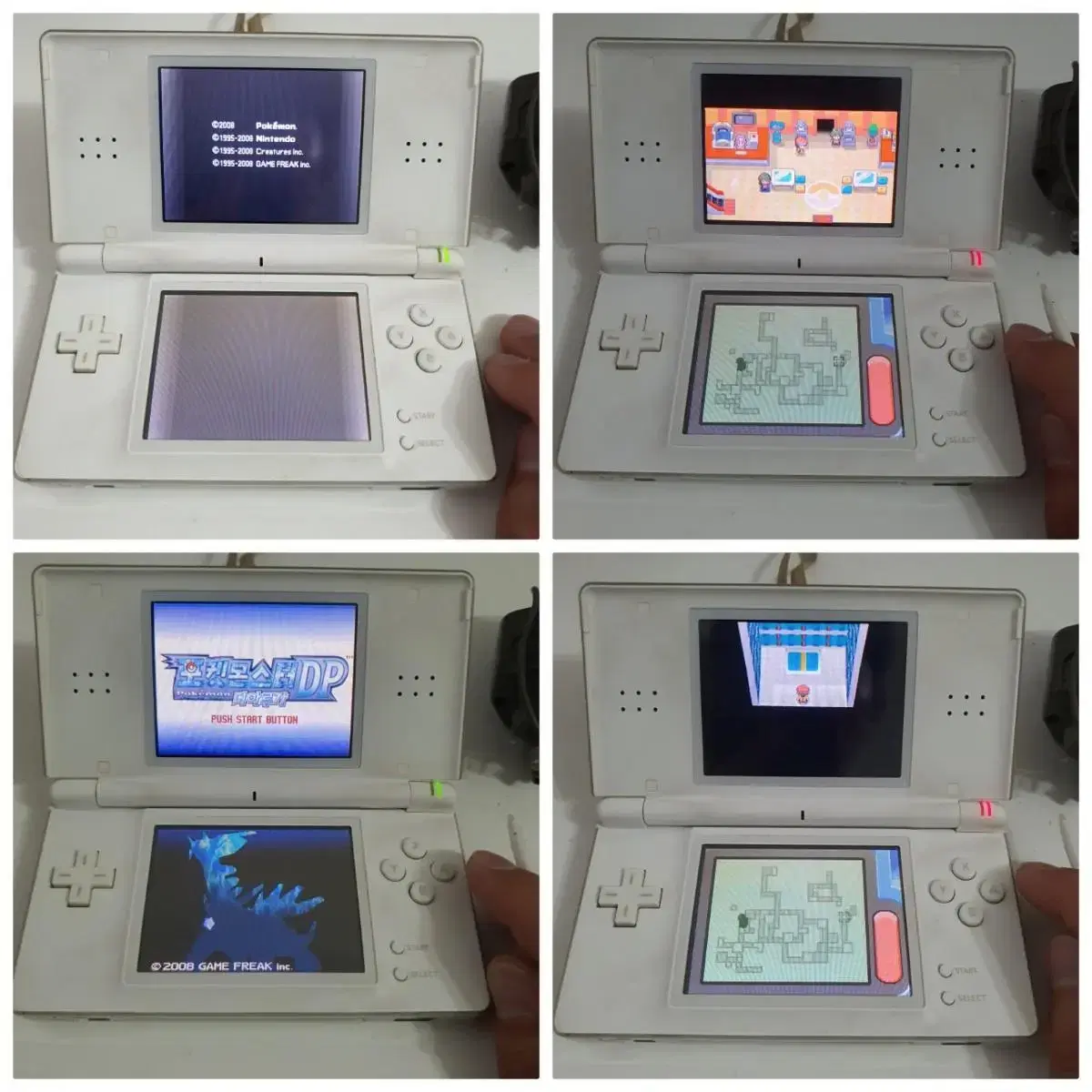 닌텐도 ds lite 게임기와 포켓몬스터 디아루가DP팩