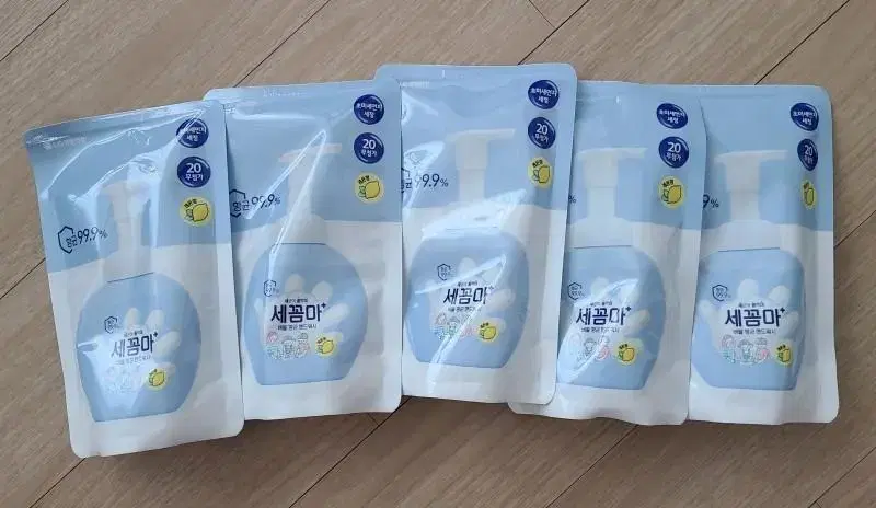 세꼼마 버블 향균 핸드워시 레몬향 200ml(리필)