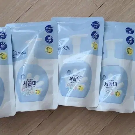 세꼼마 버블 향균 핸드워시 레몬향 200ml(리필)