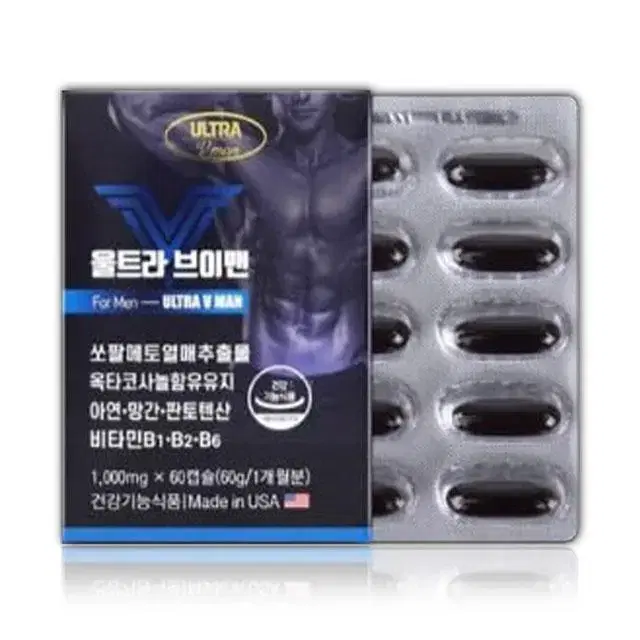 전립선건강 울트라 브이맨 1000mg x 60캡슐