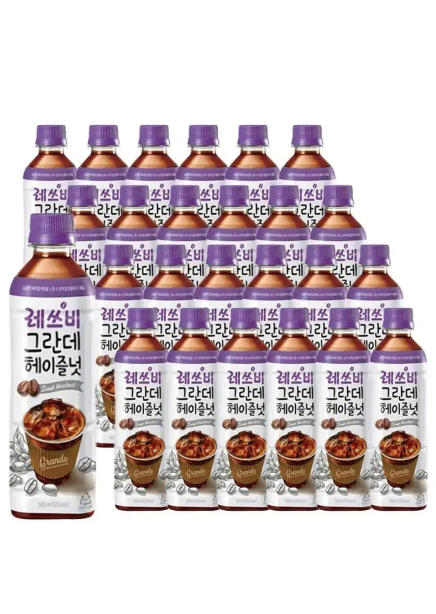 레쓰비 그란데 헤이즐넛 500ml 24펫 무료배송 커피 음료수