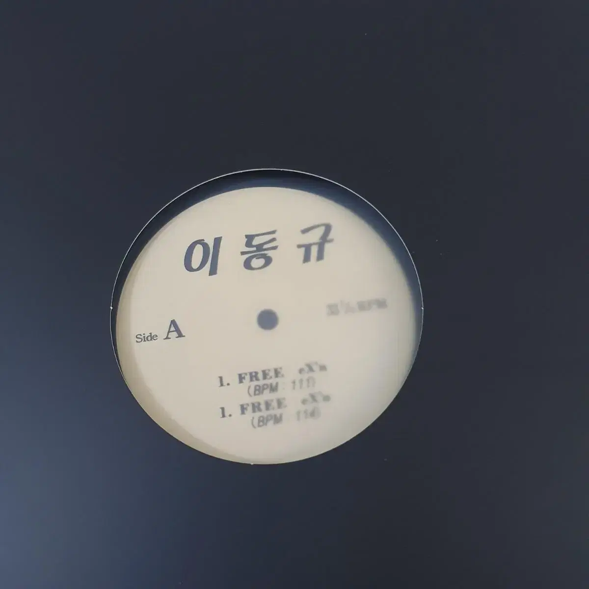 이동규 (NEXT) DJ  홍보용 LP