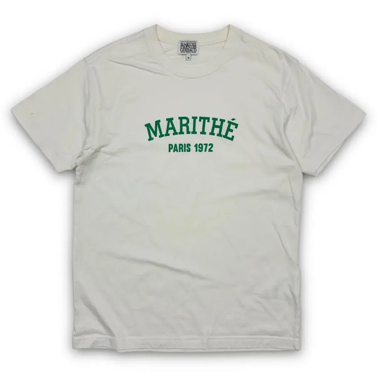 Mariette Francois Jaber Logo White Short Sleeve T-shirt